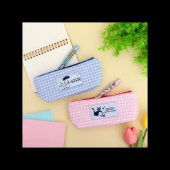 Storage*Maison Ghibli Blue checkered Pencil case - My Neighbor Totoro