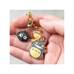 Straps*Maison Ghibli Charm Chain Big Totoro & Mushroom - My Neighbor Totoro
