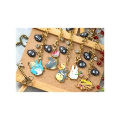 Straps*Maison Ghibli Charm Chain Big Totoro & Mushroom - My Neighbor Totoro