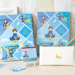 Storage*Maison Ghibli Clear File A4 Flying Kiki - Kiki's Delivery Service