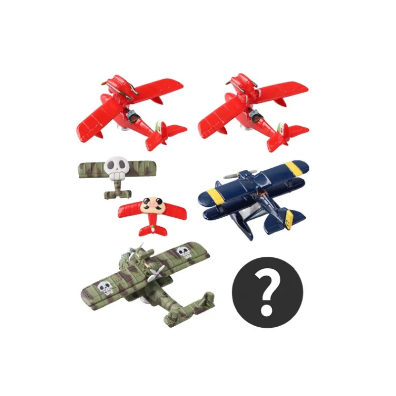 Figurines*Maison Ghibli Collection Seaplane Assorted 6 Magnets - Porco Rosso