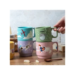 Kitchenware*Maison Ghibli Coloful embossed mug Savoia - Porco Rosso