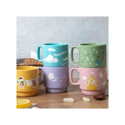 Kitchenware*Maison Ghibli Coloful embossed mug Totoro Holding Umbrella - My Neighbor Totoro