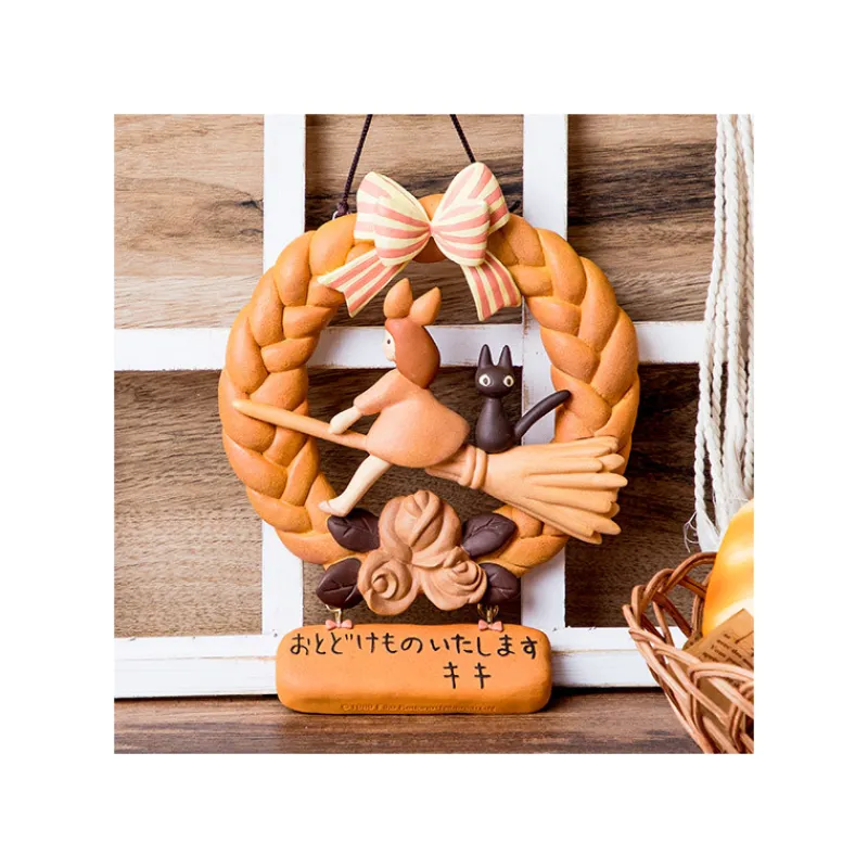 Décoration*Maison Ghibli Decoration Kiki and Jiji Bread Wreath - Kiki's Delivery Service