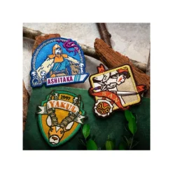 Badges*Maison Ghibli Embroidery badge sticker San - Princess Mononoke