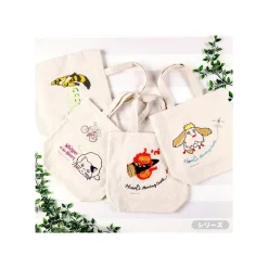 Bags*Maison Ghibli Embroidery Canvas Tote bag Silent World - Castle in the Sky