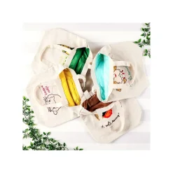Bags*Maison Ghibli Embroidery Canvas Tote bag Flying Heen - Howl's Moving Castle