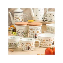Kitchenware*Maison Ghibli Enamel pan Viennese pastries - Kiki's Delivery Service