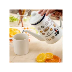 Kitchenware*Maison Ghibli Enamel Tea Pot Soot Sprites 1,1l - My Neighbor Totoro