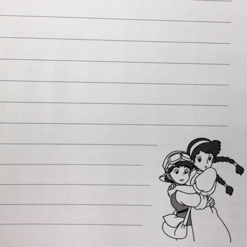 Notebooks And Notepads*Maison Ghibli Flexi Journal Sheeta & Pazu - Castle in the Sky