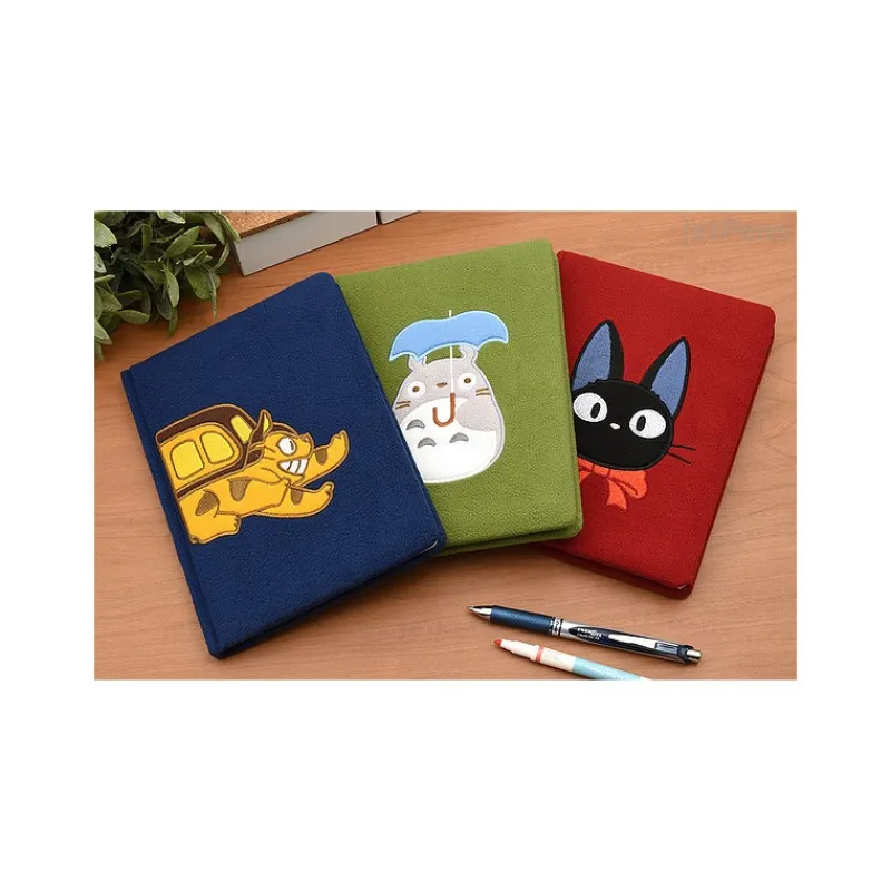 Notebooks And Notepads*Maison Ghibli Jiji Plush Journal - Kiki's Delivery Service