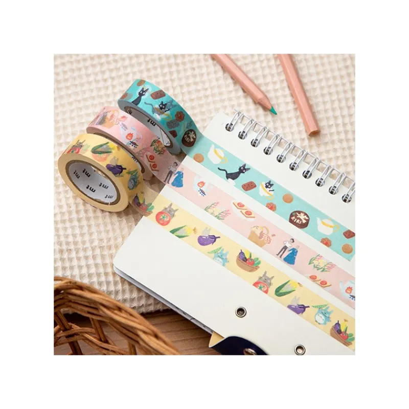Small Equipment*Maison Ghibli Masking Tape Break Time Flowers - Howl's Moving Castle