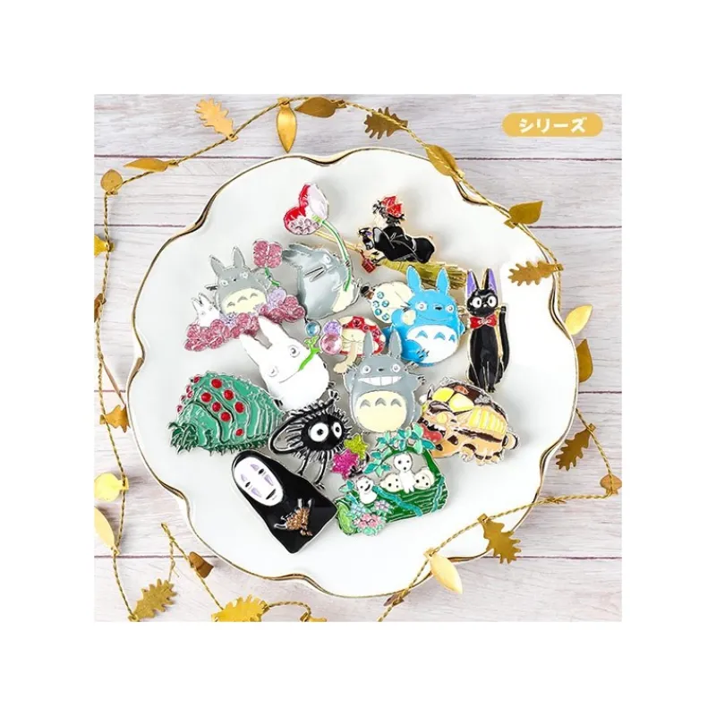 Pins*Maison Ghibli Metal Brooch Kodama - Princess Mononoke