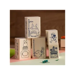 Small Equipment*Maison Ghibli Middle & Small Totoro Wood stamp - My Neighbor Totoro