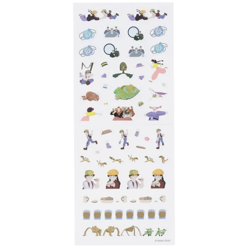 Small Equipment*Maison Ghibli Mini Schedule Stickers Collection 1 - Castle in the Sky