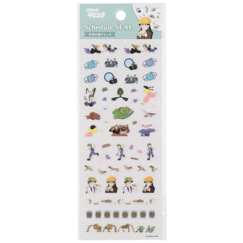 Small Equipment*Maison Ghibli Mini Schedule Stickers Collection 1 - Castle in the Sky