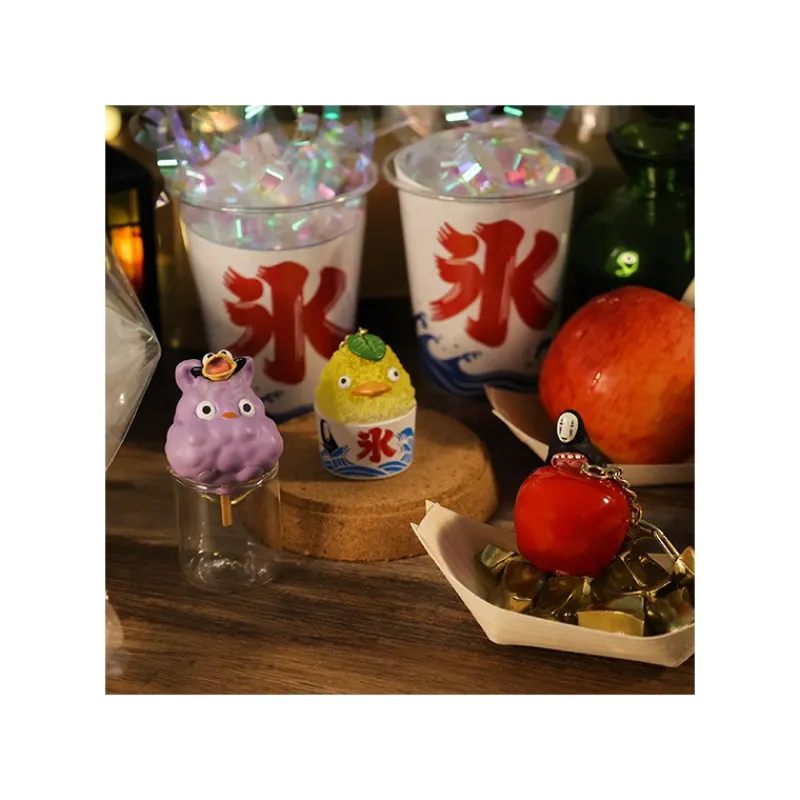 Keychains*Maison Ghibli No Face Candy apple Keychain - Spirited Away