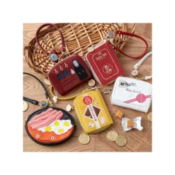 Accessories*Maison Ghibli Purse Calcifer & Bacon and Egg - Howl's Moving Castle