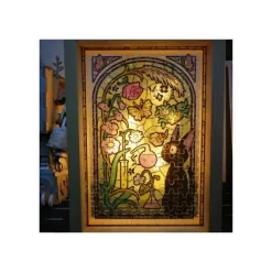 Jigsaw Puzzle*Maison Ghibli Stained glass Puzzle 208P Characters gallery - Whisper of the Heart