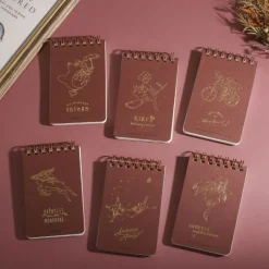 Notebooks And Notepads*Maison Ghibli Stamped ring notebook 11,5×7,2cm Kiki on her broom - Kiki's Delivery