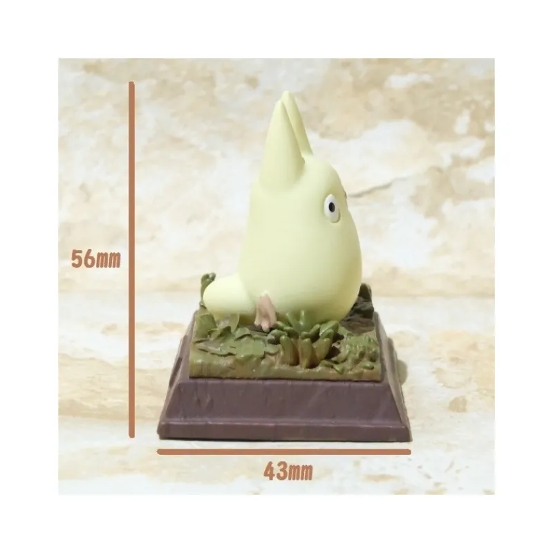 Statues*Maison Ghibli Statue Collection Stop Motion Totoro White Race Pose 4 - My Neighbor Totoro