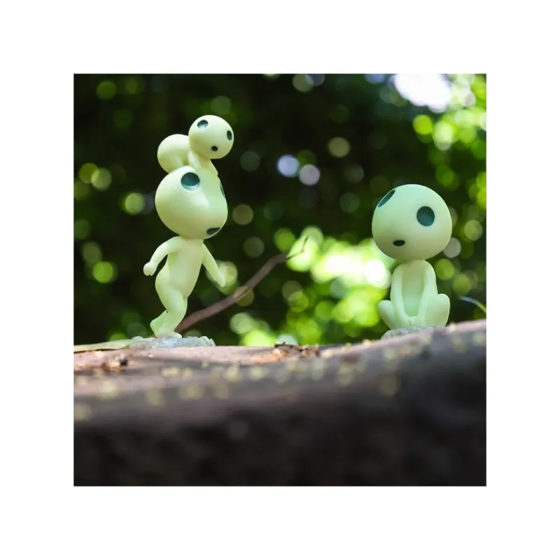 Statues*Maison Ghibli Statue standing Kodama - Princess Mononoke