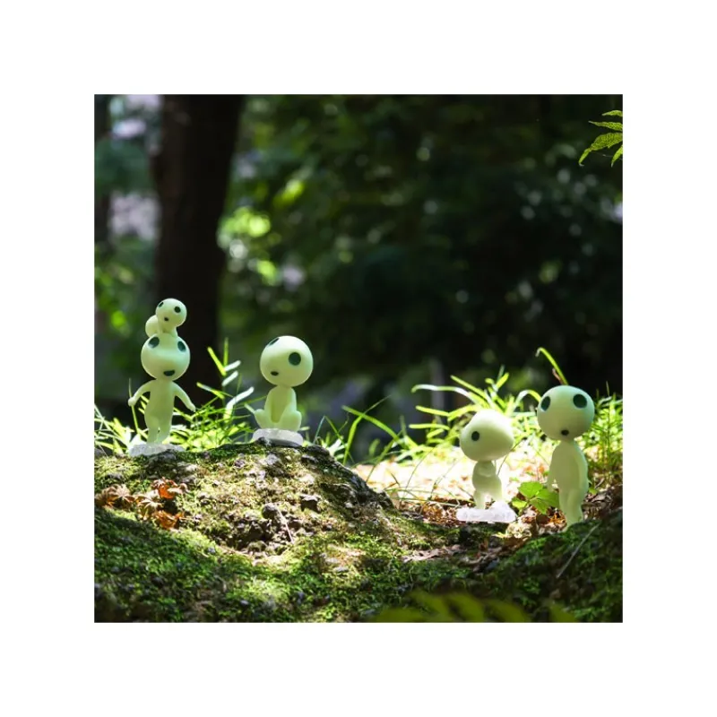 Statues*Maison Ghibli Statue standing Kodama - Princess Mononoke