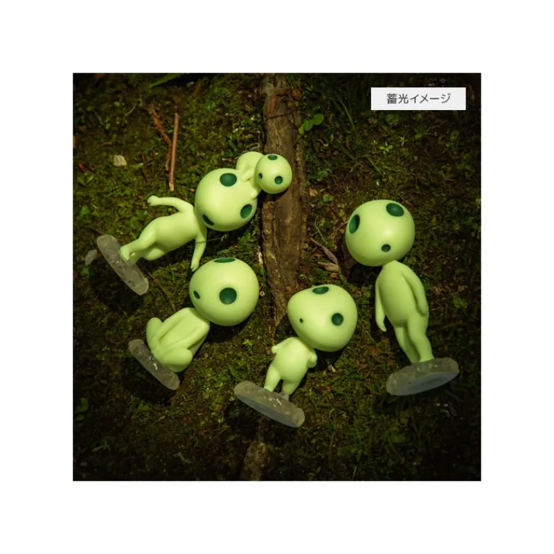 Statues*Maison Ghibli Statue standing Kodama - Princess Mononoke