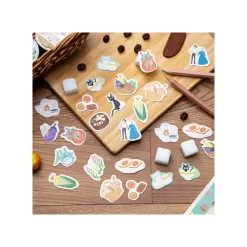 Small Equipment*Maison Ghibli Sticker set Break Time Vegetables - My Neighbor Totoro