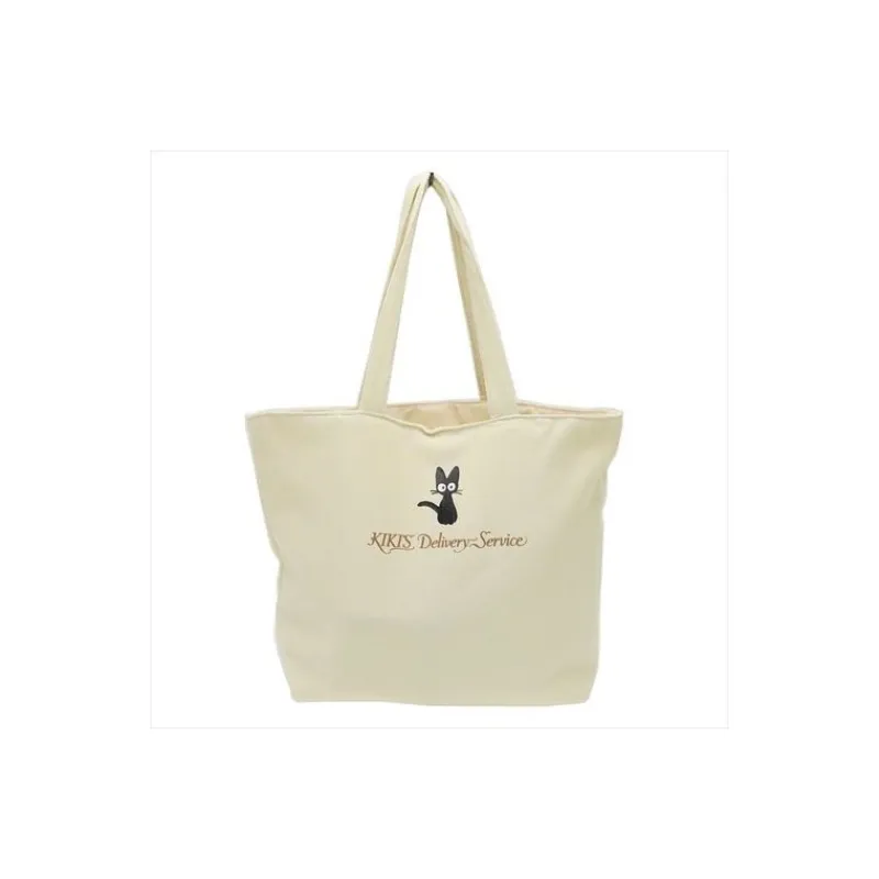 Bags*Maison Ghibli TOTE BAG JIJI AND HER BREAD- KIKI'S DELIVERY SERVICE