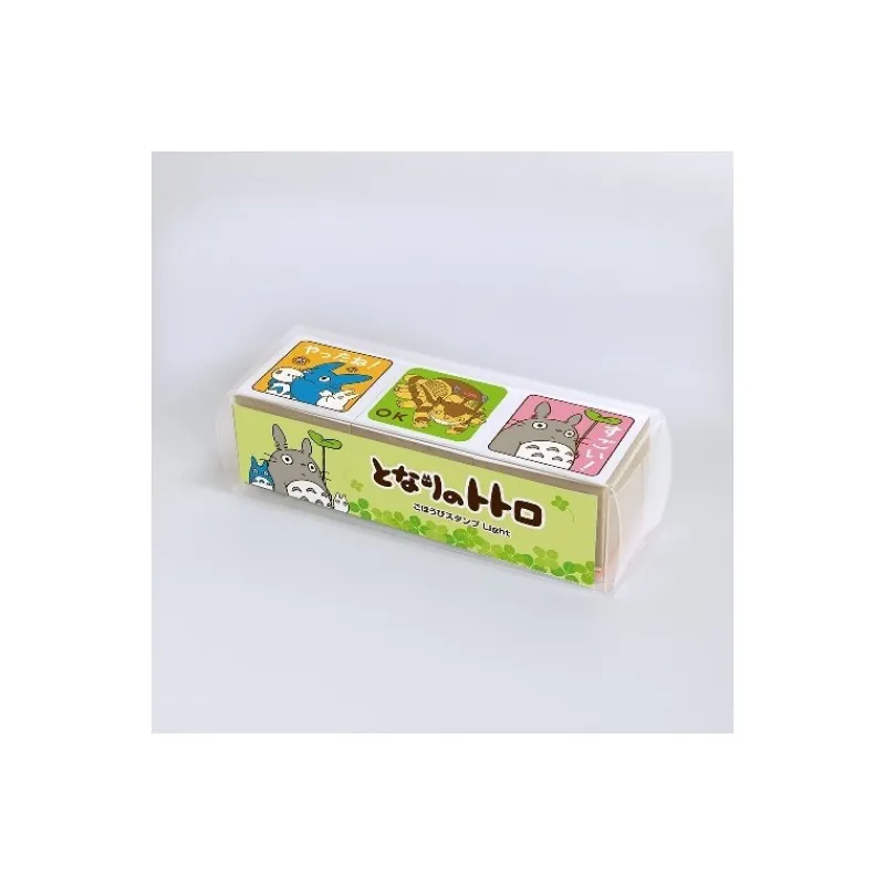 Small Equipment*Maison Ghibli Totoro and Catbus Wood Stamps Cubes - My Neighbor Totoro