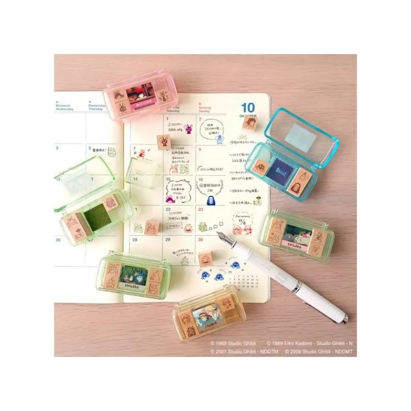 Small Equipment*Maison Ghibli Totoro Mini Stamp Set Green - My Neighbor Totoro