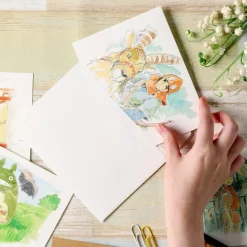 Postcards And Letter Papers*Maison Ghibli Watercolour Greeting cards 24 x 15,8 cm Summer - My Neighbor Totoro
