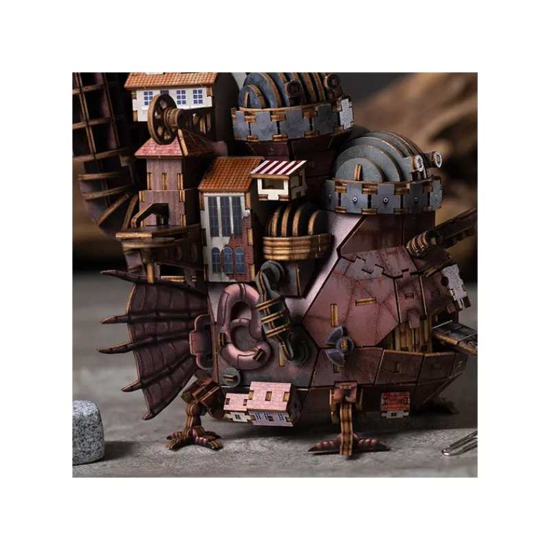 Arts And Crafts*Maison Ghibli Wooden model Kigumi Hauru’s castle - Howl’s Moving Castle